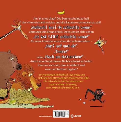 Buchcover und Innenansicht für das Buch: Grumpy Monkey