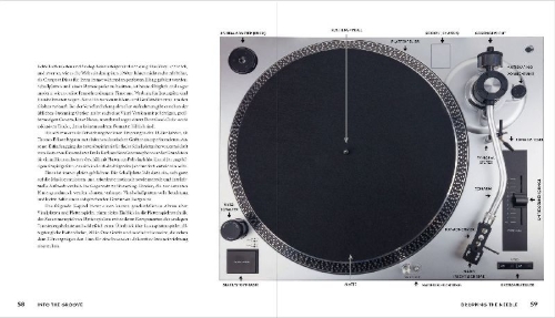 Buchcover und Innenansicht für das Buch: In the Groove. The Vinyl and Turntable Revolution