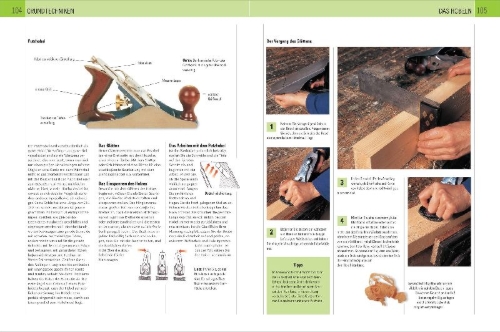 Buchcover und Innenansicht für das Buch: The Encyclopedia of Woodworking