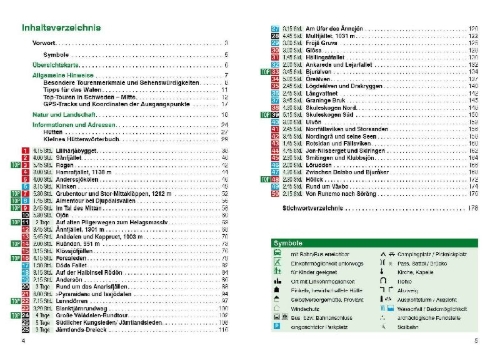 Buchcover und Innenansicht für das Buch: ROTHER Wanderführer Schweden Mitte
