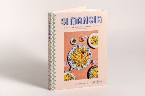 Buchcover und Innenansicht für das Buch: Si mangia