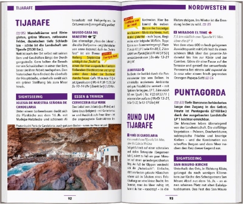 Buchcover und Innenansicht für das Buch: MARCO POLO Reiseführer La Palma