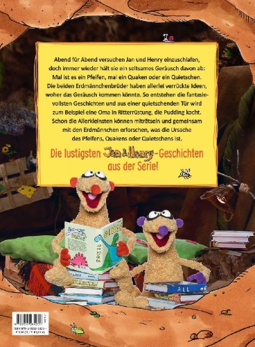 Buchcover und Innenansicht für das Buch: Gute Nacht, Jan und Henry!