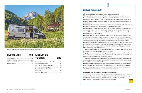 Buchcover und Innenansicht für das Buch: Yes we camp! Alpen-Camping an Seen und Flüssen