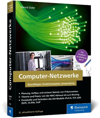 Buchcover und Innenansicht für das Buch: Computer-Netzwerke