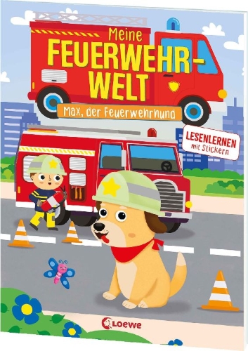 Buchcover und Innenansicht für das Buch: Mon ami le pompier - Max aide les pompiers