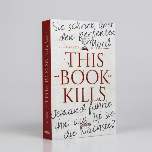 Buchcover und Innenansicht für das Buch: This Book Kills
