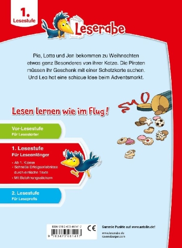 Buchcover und Innenansicht für das Buch: Leserabe 1. Lesestufe - Weihnachtsgeschichten
