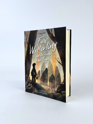 Buchcover und Innenansicht für das Buch: Fux Witterling und die Quelle der Magie