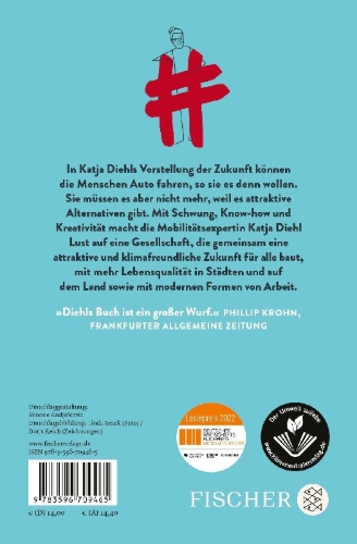 Buchcover und Innenansicht für das Buch: Autokorrektur - Mobilität für eine lebenswerte Welt