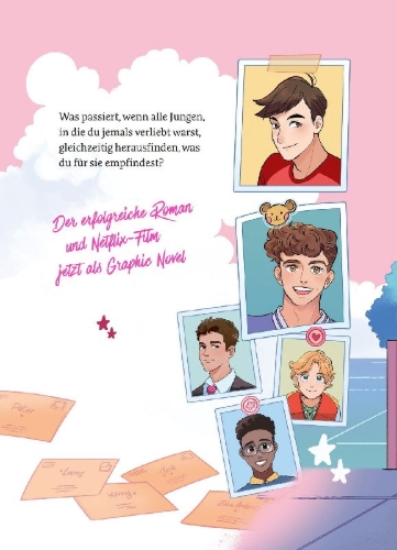 Buchcover und Innenansicht für das Buch: A tous les garçons que j'ai aimés