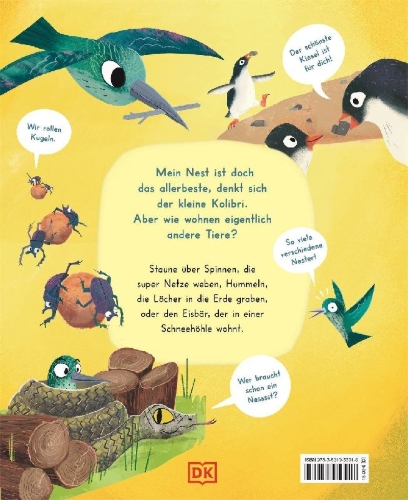 Buchcover und Innenansicht für das Buch: So wohne ich! Und du?