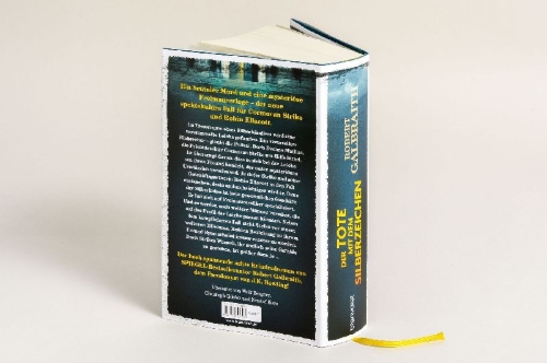 Buchcover und Innenansicht für das Buch: Hallmarked Man (Cormoran Strike 8)