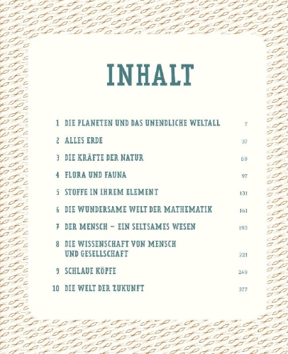 Buchcover und Innenansicht für das Buch: 321 superslimme dingen die je moet weten over wetenschap
