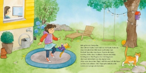 Buchcover und Innenansicht für das Buch: LESEMAUS 210: Mila geht nicht mit jedem mit