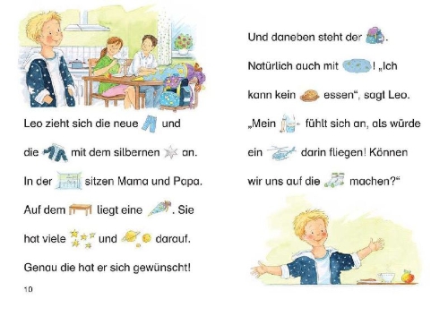 Buchcover und Innenansicht für das Buch: Bildermaus - Der beste erste Schultag