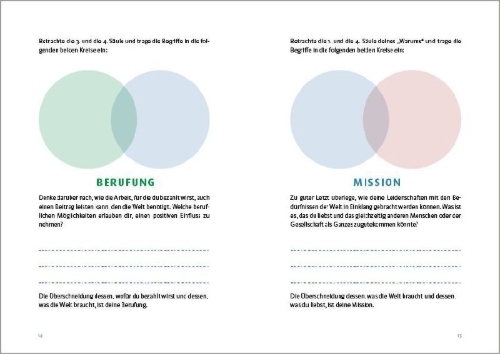 Buchcover und Innenansicht für das Buch: Der Kita-Kompass. Workbook