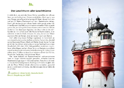 Buchcover und Innenansicht für das Buch: Der verrückteste Reiseführer Deutschlands 2