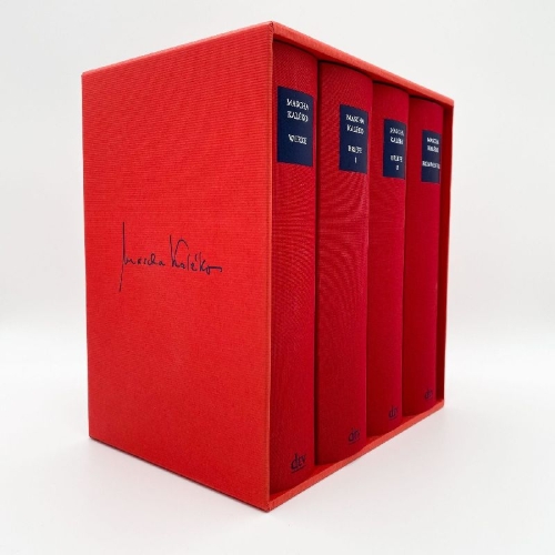 Buchcover und Innenansicht für das Buch: Sämtliche Werke und Briefe in vier Bänden