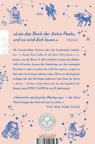 Buchcover und Innenansicht für das Buch: Astro Poets. Your Guides to the Zodiac