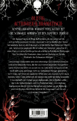 Buchcover und Innenansicht für das Buch: Die Schwarze Königin I