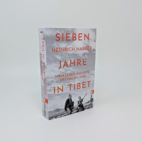 Buchcover und Innenansicht für das Buch: Sieben Jahre in Tibet