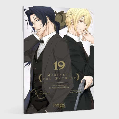 Buchcover und Innenansicht für das Buch: Yuukoku no Moriarty