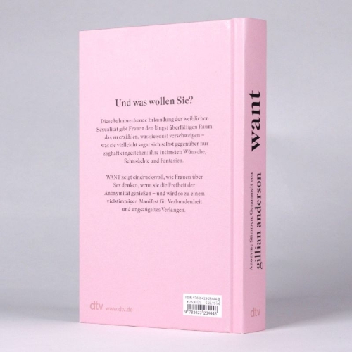 Buchcover und Innenansicht für das Buch: WANT