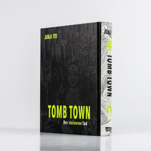 Buchcover und Innenansicht für das Buch: Bohyou no Machi / Junji Ito Collection Masterpiece vol. 9
