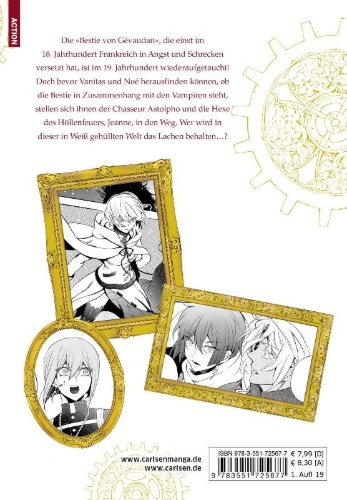 Buchcover und Innenansicht für das Buch: Vanitas no Carte