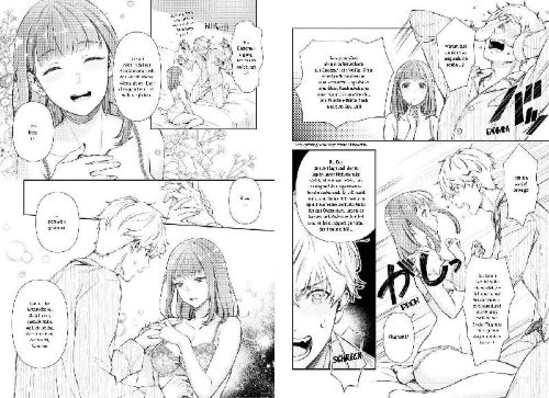 Buchcover und Innenansicht für das Buch: Shojo Kon - Kohinata Fuufu wa Shite Mitai