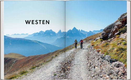 Buchcover und Innenansicht für das Buch: LONELY PLANET Bildband Legendäre Radtouren in Österreich