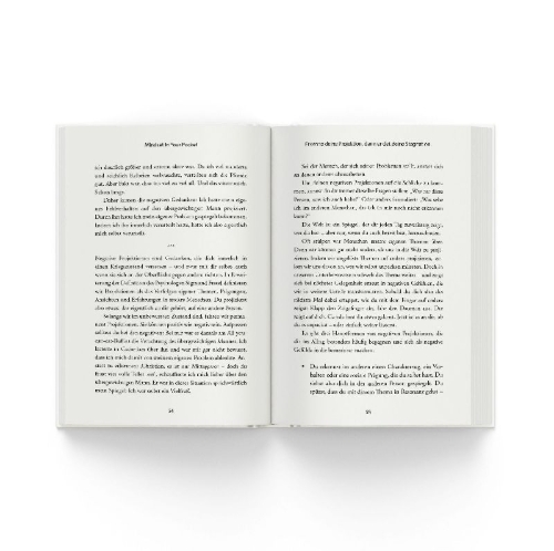 Buchcover und Innenansicht für das Buch: Meistere dein Mindset