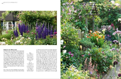 Buchcover und Innenansicht für das Buch: Verrückt nach Garten. Ideen und Erfahrungen kreativer Gärtner