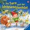 Buchcover und Innenansicht für das Buch: Die Tiere und der Weihnachtswichtel