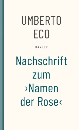 Buchcover und Innenansicht für das Buch: Nachschrift zum ¿Namen der Rose¿