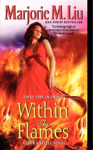 Buchcover und Innenansicht für das Buch: Within the Flames