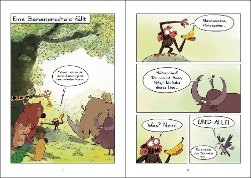 Buchcover und Innenansicht für das Buch: Grumpy Monkey Who Threw That