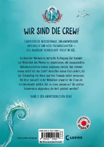 Buchcover und Innenansicht für das Buch: Das magische Schulschiff (Band 2) - Verborgen in den Wellen