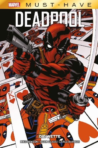 Buchcover und Innenansicht für das Buch: Marvel Must-Have: Deadpool - Die Wette