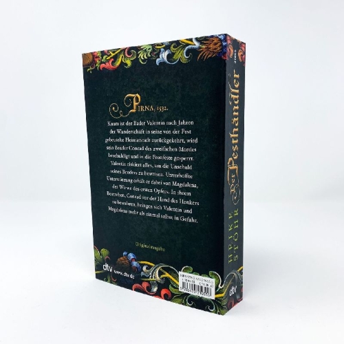 Buchcover und Innenansicht für das Buch: Der Pesthändler