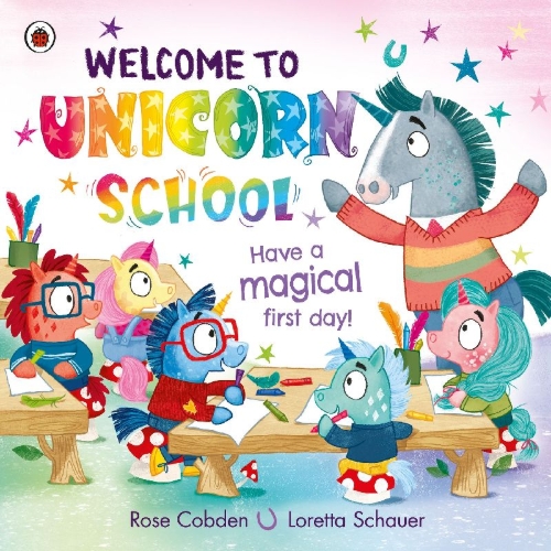 Buchcover und Innenansicht für das Buch: Welcome to Unicorn School