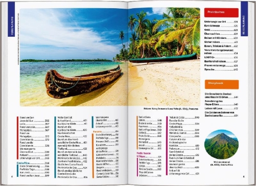 Buchcover und Innenansicht für das Buch: LONELY PLANET Reiseführer Zentralamerika