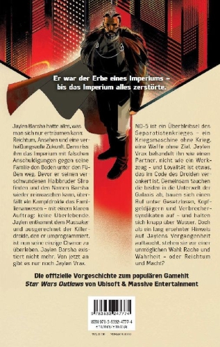 Buchcover und Innenansicht für das Buch: Star Wars: Outlaws - Low Red Moon