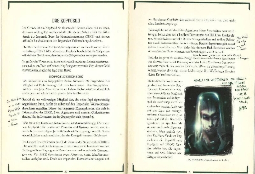 Buchcover und Innenansicht für das Buch: Star Wars: The Bounty Hunter Code: From the Files of Boba Fett