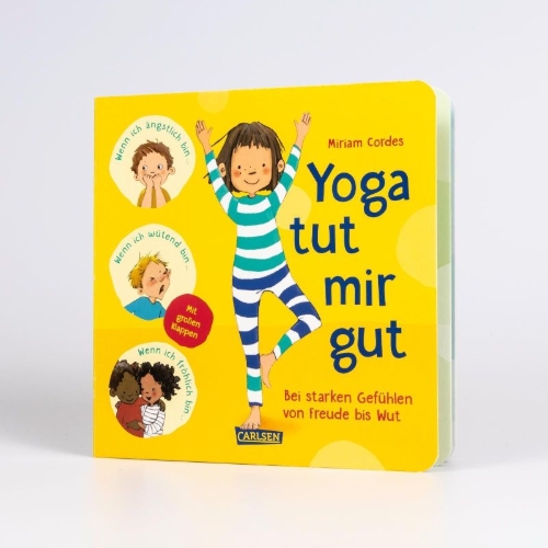 Buchcover und Innenansicht für das Buch: Yoga tut mir gut