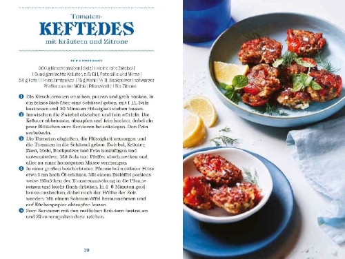 Buchcover und Innenansicht für das Buch: Griechische Meze