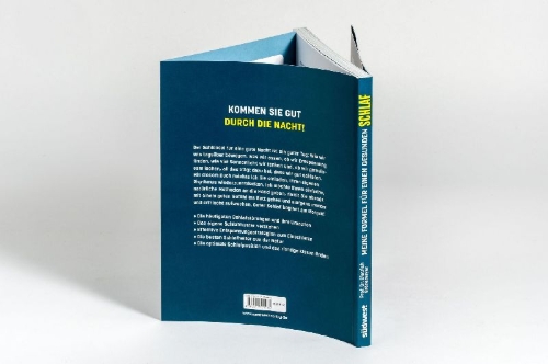 Buchcover und Innenansicht für das Buch: Meine Formel für einen gesunden Schlaf