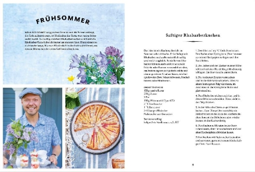 Buchcover und Innenansicht für das Buch: Mein schwedisches Sommercafé