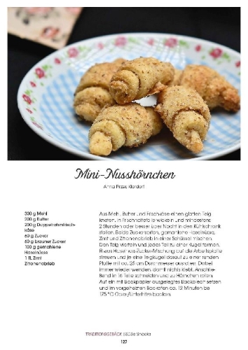 Buchcover und Innenansicht für das Buch: klein & fein. Herzhafte Häppchen und süße Snacks - Köstliches aus der Landfrauenküche